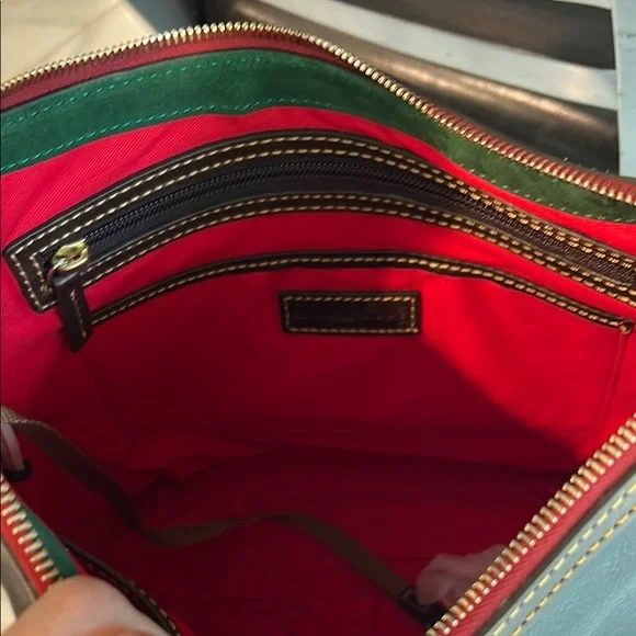 Dooney & Bourke Brown Leather Maya Hobo Bag - Picture 6 of 9